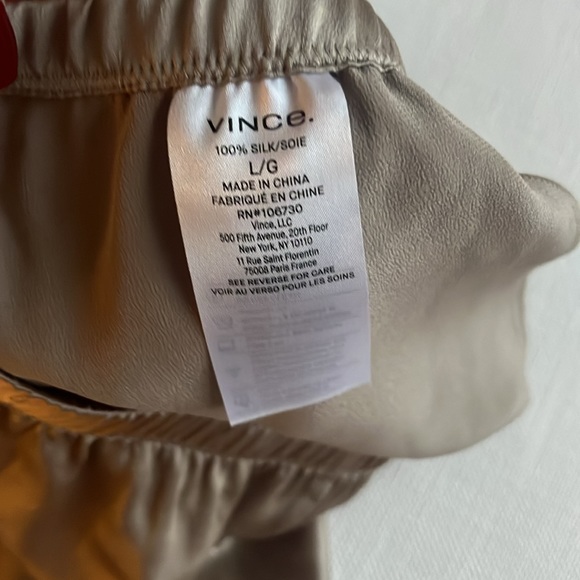 BNWOT Vince silk shorts - Picture 3 of 5